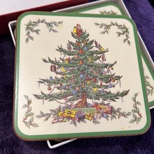 Spode drink coasters